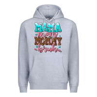 Heather Grey mama mom mommy bruh Premium Hoodie - AdoDesignShop