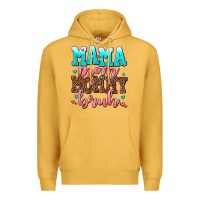 Mustard mama mom mommy bruh Premium Hoodie - AdoDesignShop