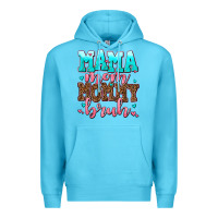 Ocean Blue mama mom mommy bruh Premium Hoodie - AdoDesignShop