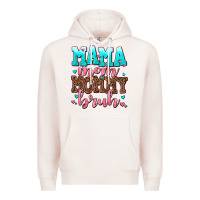 Pale Pink mama mom mommy bruh Premium Hoodie - AdoDesignShop