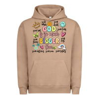 Pigment Burro god is so much bigger than malia Urban Hoodie - MaliasSmallBusiness