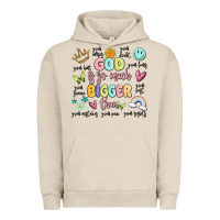 Pigment French Oak god is so much bigger than malia Urban Hoodie - MaliasSmallBusiness