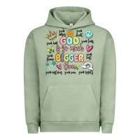 Pigment Oil Green god is so much bigger than malia Urban Hoodie - MaliasSmallBusiness