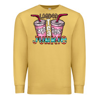 Antique Gold loaded tea junkie Premium Sweatshirt - CowhideDigitalArt
