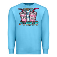 Ocean Blue loaded tea junkie Premium Sweatshirt - CowhideDigitalArt
