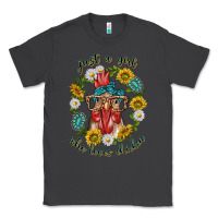 Smoke just a girl who loves chicken with sunflowers and gemstone Classic Tee - texasbilliewilder