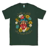 Sports Green just a girl who loves chicken with sunflowers and gemstone Classic Tee - texasbilliewilder
