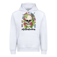 White not alive to please Urban Hoodie - MaliasSmallBusiness
