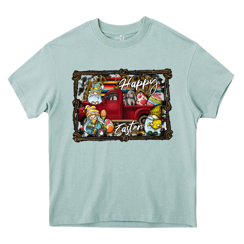 Happy Easter Heavy Core Tee by CowhideDigitalArt | Teevron