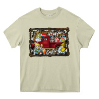 Mossy Happy Easter Heavy Core Tee - CowhideDigitalArt
