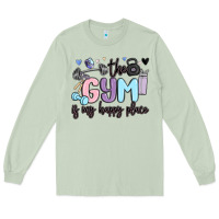 Matcha the gym is my happy place Long Sleeve Tee - MaliasSmallBusiness