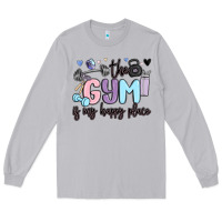 Moon Dust the gym is my happy place Long Sleeve Tee - MaliasSmallBusiness