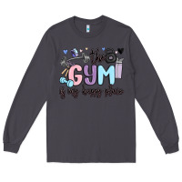 Smoke the gym is my happy place Long Sleeve Tee - MaliasSmallBusiness