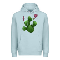 Blue Mist heart cactus Premium Hoodie - Jasminsmagicworld