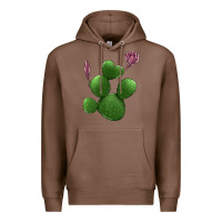 Chestnut heart cactus Premium Hoodie - Jasminsmagicworld