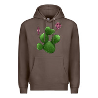 Coffee heart cactus Premium Hoodie - Jasminsmagicworld