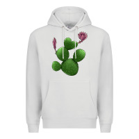 Dove Grey heart cactus Premium Hoodie - Jasminsmagicworld