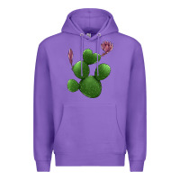 Purple heart cactus Premium Hoodie - Jasminsmagicworld