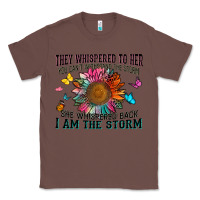 Chestnut they whispered to her you can't withstand the stor Classic Tee - Zillion Design Studio