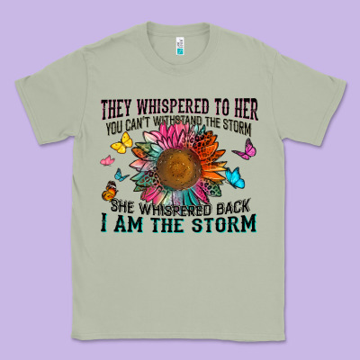 They Whispered To Her You Can't Withstand The Stor Classic Tee Designed By Zillion Design Studio