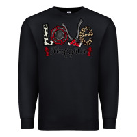 Black love firefighter Premium Sweatshirt - CowhideDigitalArt