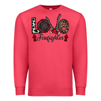 Cardinal love firefighter Premium Sweatshirt - CowhideDigitalArt