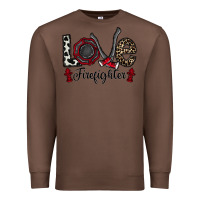 Chestnut love firefighter Premium Sweatshirt - CowhideDigitalArt