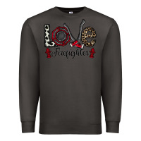 Smoke love firefighter Premium Sweatshirt - CowhideDigitalArt