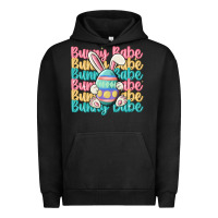 Pigment Black bunny babe Urban Hoodie - MaliasSmallBusiness
