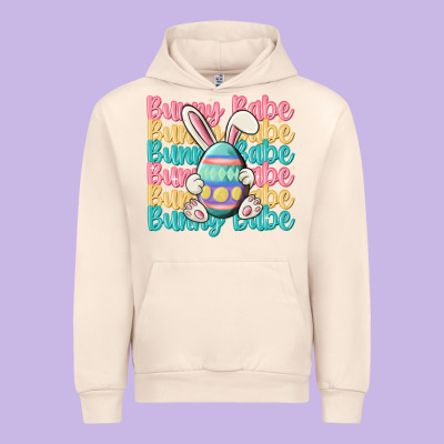 Bunny Babe Urban Hoodie Designed By Maliassmallbusiness