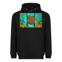 Black sunflowers mama skinny metal can holder Heavyweight Hoodie - HRA Design Shop