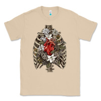 Mushroom Skeleton Rib Cage Heart Classic Tee - RanaPortraitStore
