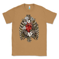 Toasted Coconut Skeleton Rib Cage Heart Classic Tee - RanaPortraitStore