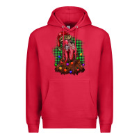 Cardinal christmas rooster Premium Hoodie - BarkalooDesign