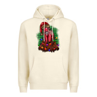 Sandshell christmas rooster Premium Hoodie - BarkalooDesign