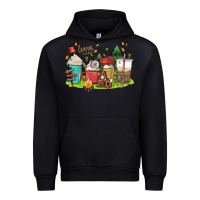 Black camp coffee drink Urban Hoodie - MaliasSmallBusiness