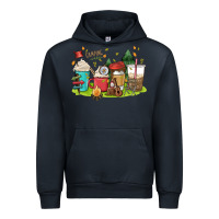 Navy camp coffee drink Urban Hoodie - MaliasSmallBusiness
