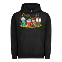 Pigment Black camp coffee drink Urban Hoodie - MaliasSmallBusiness