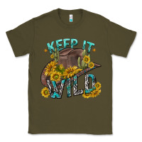 Army Green keep it wild tbw Classic Tee - texasbilliewilder