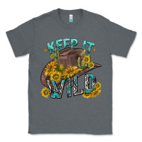 Charcoal Heather keep it wild tbw Classic Tee - texasbilliewilder
