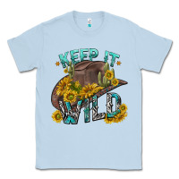 Dusty Blue keep it wild tbw Classic Tee - texasbilliewilder