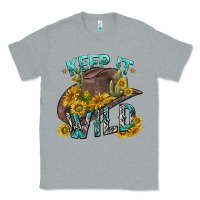 Heather Grey keep it wild tbw Classic Tee - texasbilliewilder