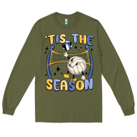 Army Green tis the season volleyball Long Sleeve Tee - MaliasSmallBusiness