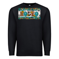 Black rodeo license plate Premium Sweatshirt - HRA Design Shop