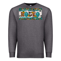 Charcoal Heather rodeo license plate Premium Sweatshirt - HRA Design Shop