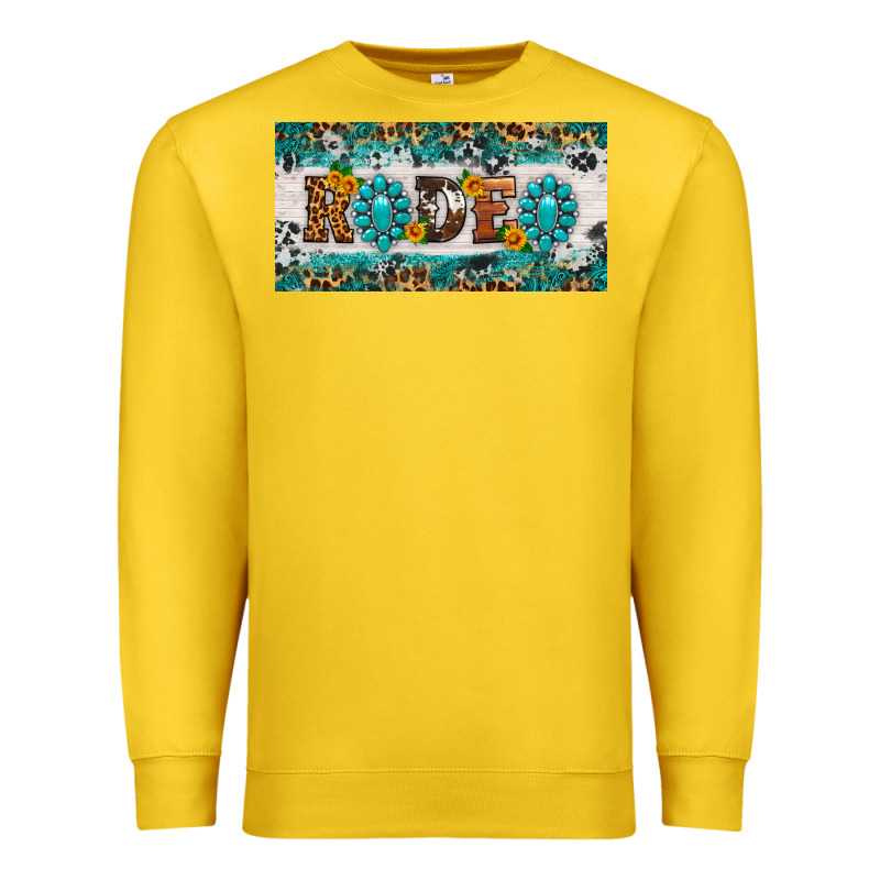 Rodeo License Plate Premium Sweatshirt by HRA Design Shop | Teevron