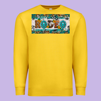 Rodeo License Plate Premium Sweatshirt Designed By Hra Design Shop