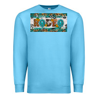 Ocean Blue rodeo license plate Premium Sweatshirt - HRA Design Shop
