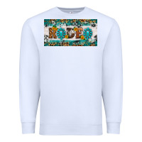 White rodeo license plate Premium Sweatshirt - HRA Design Shop
