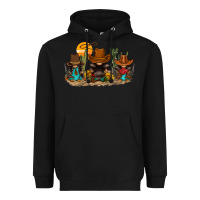 Black western gnomies Heavyweight Hoodie - FaDigitalArtStudio